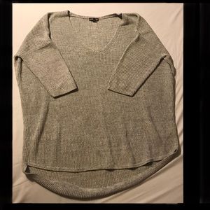 Grey EXPRESS Elbow Length Sweater